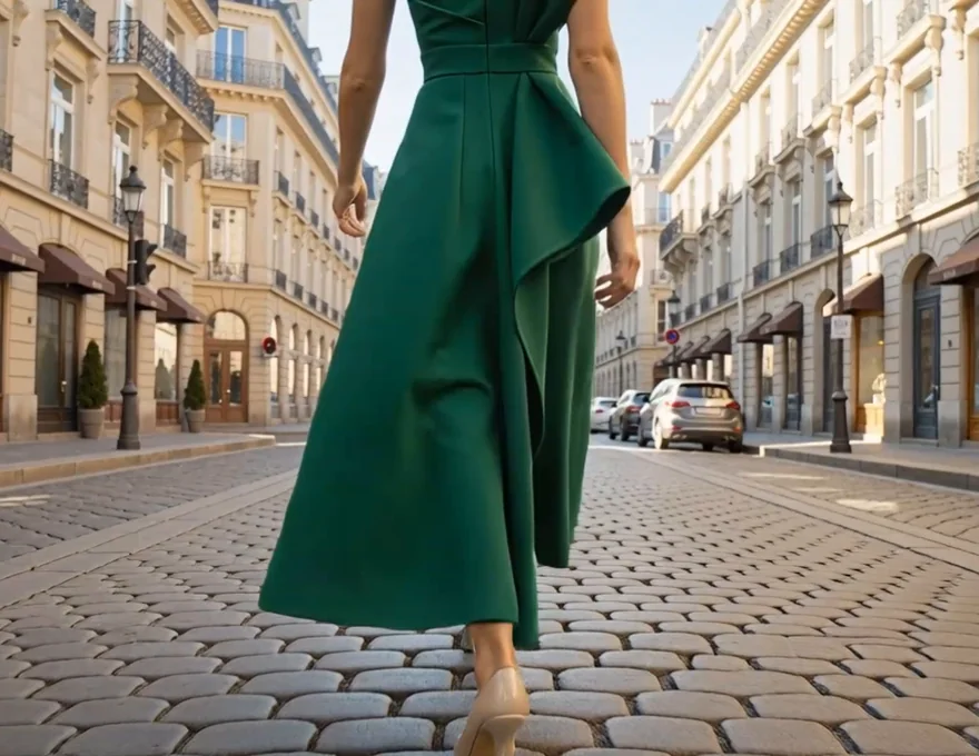 Formatbeispiel Fashion-Film: Abendkleid · Vom Shop auf die Straße