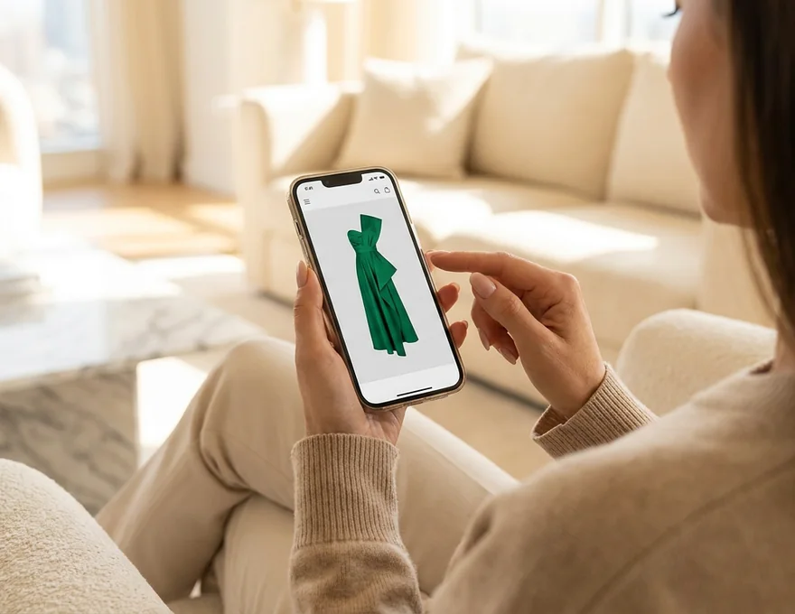 Formatbeispiel Kampagnenmotiv: Mode · Mobile Shopping