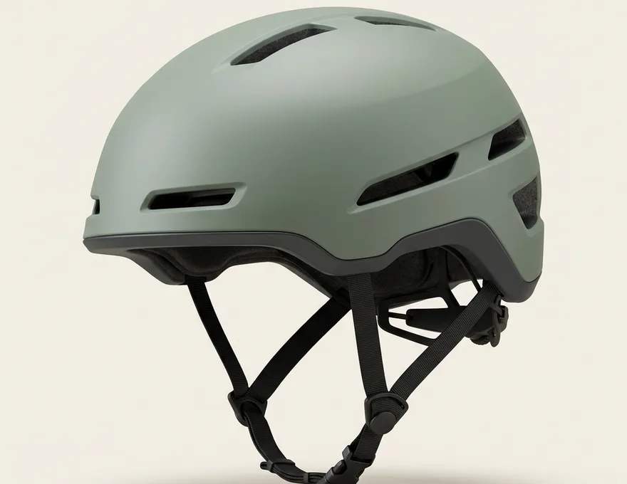 Formatbeispiel Produktfoto: Fahrradhelm · freigestellt im Studio